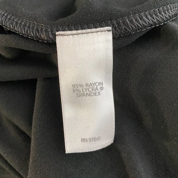 J. Jill Wearever Collection Dress Keyhole Black Short‎ Sleeve NWT Women's Small - Picture 6 of 7